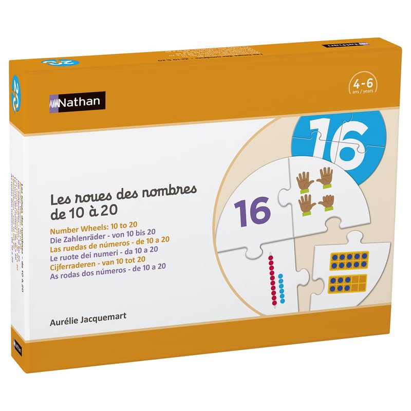 Roues des nombres -10 Ă 20