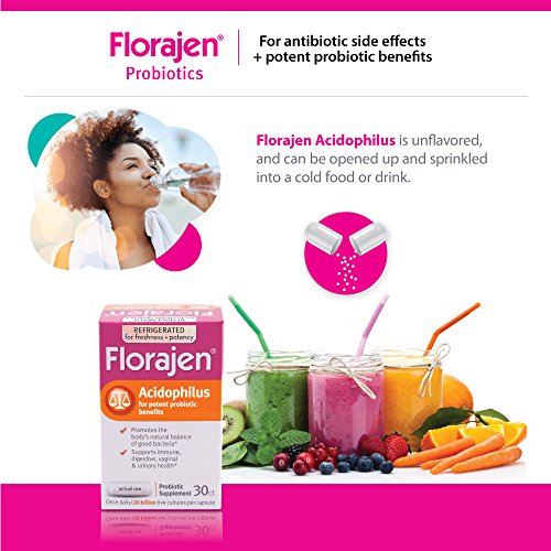 Florajen Acidophilus High Potency Refrigerated Probiotics Supports