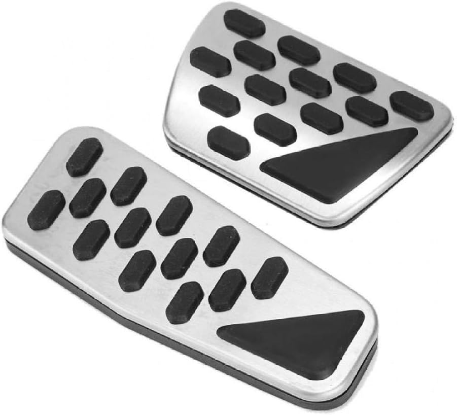 JXSMQC 2Pcs Aluminium Alloy Car Accelerator Brake Foot Pedal car footrest door pedal automobiles For Jeep Wrangler JL 2018