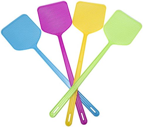 COVASA-Fly Swatter-Manual Swat-Pest Control-Sweet Color 4-Pack
