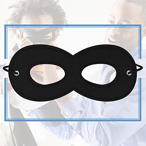 1 AIMIKE+Black+Superhero+Masks+Stickers