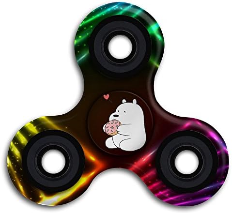 We Bare Bears Anime Ice Bear Heart Hand Spinner Stress Reducer Relieves Fidget Spinner Toy