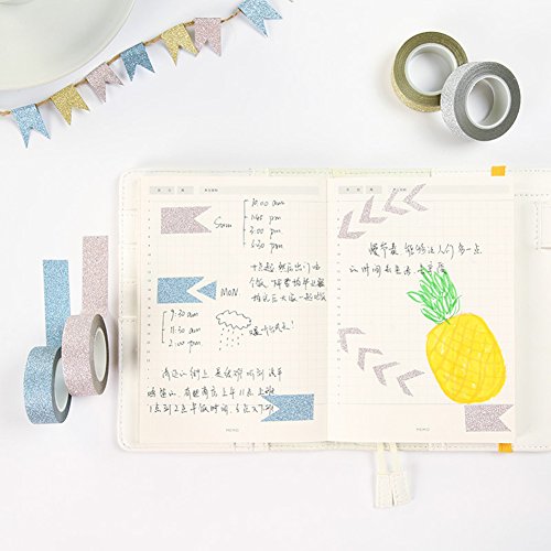 image for cyclamen9 Glitter Washi Tape Masking Tape Decorative Sticker Paper Adh