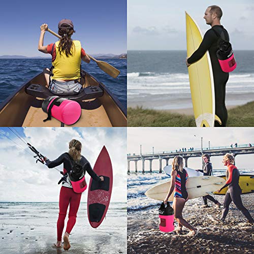 Manfiter Waterproof Dry Bag 5L/10L/20L PVC Floating Dry Backpack Lightweight Accessories with Waterproof Phone Case for Kayaking, Rafting, Boating, Swimming, Camping, Beach, Fishing, and Pool