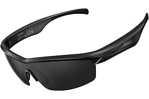 Bluetooth Audio Smart Glasses for Cycling Running Driving | Polarized Sports Sunglasses with Open-Ear Speakers, Hands-Free Calls, Voice Assistant, UV Protection, IPX5 Waterproof for Hiking Fishing4.5 out of 5 stars 73$39.59