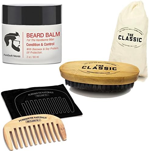 My Best Beard Balm + Boar Brush + Comb Kit For Men