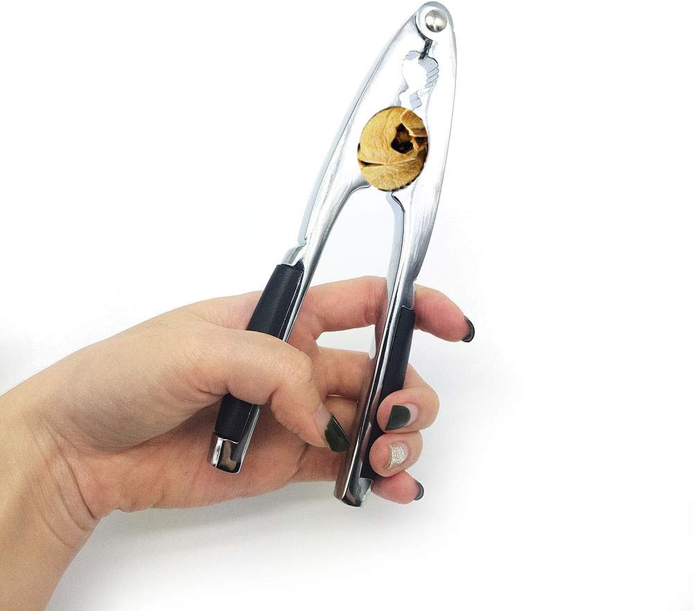 WAFJAMF Nut Crackers Heavy Duty Walnut Cracker Plier Opener, Seafood Tool, Non-slip Handle: Kitchen & Dining