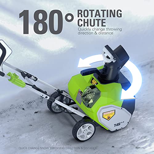 Greenworks 40V 16Inch Cordless Snow Blower, Tool Only, SN40B00