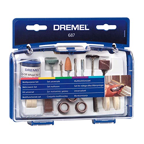 Dremel 68701 52Piece AllPurpose Rotary Tool Accessory Kit Includes