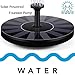 Zomma Solar Fountain Pump, Free Standing 1.4W Bird Bath Fountain Pump for Garden and Patio, Solar Panel Kit Water Pump