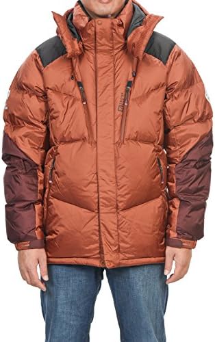 Men's Goose Outdoor Down Hoody (Medium, Brown)