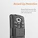 LG G Flex 2 Case, Combo Shell Cover Kickstand with Built-in Holster Locking Belt Clip+Circle(TM)Touch Screen Pen And Screen Protector-Black
