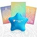 Serenilite Firm Star Stress Ball and Hand Therapy Gel Squeeze Exercise Ball - Great for Anxiety and Hand Strengthening - Optimal Stress Relief (Blue Skies Star)