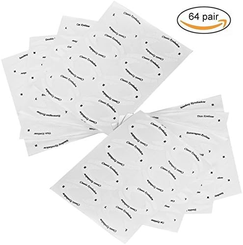 Eyeliner Stencil Stickers Template Models and Eyeshadow Stencils Kit for Smokey Eyes, 64 Pairs Eye Makeup Tool for Beginners, Cat Eyeliner Winged Eyeliner Sticker Included