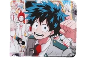 BGOmakeit Re ZERO Starting Life in Another World Cosplay PU Leather Pattern Cartoon Anime Wallet (regular wallet, My Hero is Academia Academia every3)