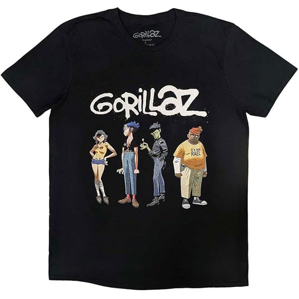 2022 GORILLAZ バンド Tシャツ gorillaz-new-vintage-band-t-