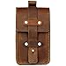 LXFF Mens Genuine Leather Fanny Pack Waist Bag Belt Pouch Bum Bags for Men Vintage Brown