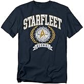 Popfunk Star Trek Starfleet Academy Seal with Arch Unisex Adult T Shirt