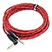 KLIQ Guitar Instrument Cable, 20 Ft - Custom Series with Premium Rean-Neutrik 1/4