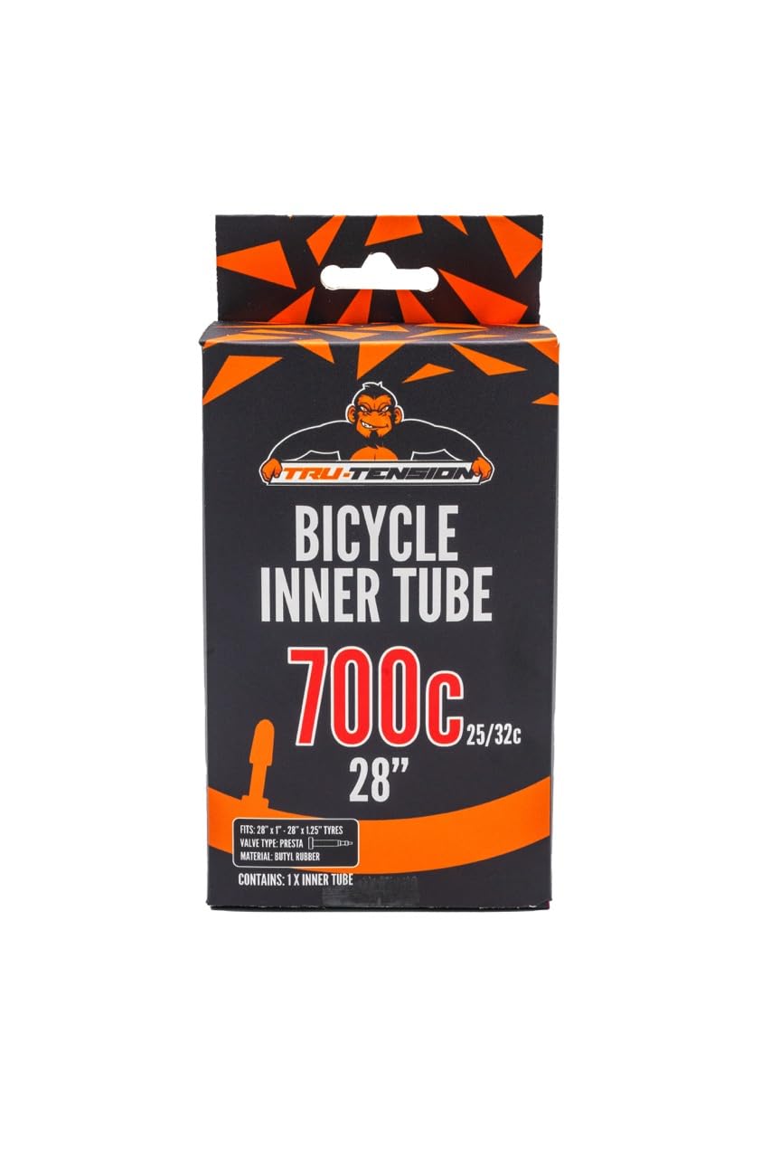 Tru Tension | 700c Cycling Inner Tube | For High-Performance, Race, Road & Off-Road Bikes | Essential Bicycle Tools & Accessories