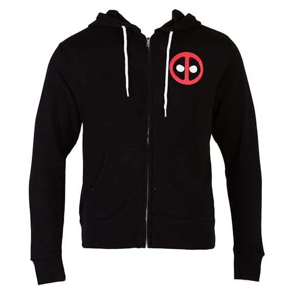 deadpool hoodie zip up