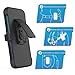Galaxy S7 Edge Case, MoKo Shock Absorbing Hard Cover Ultra Protective Heavy Duty Case with Holster Belt Clip + Built-in Kickstand for Samsung Galaxy S7 Edge 5.5 Inch - Black (NOT FIT Galaxy S7)