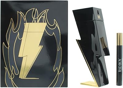Carolina Herrera Bad Boy 2 Piece Gift Set 100ml EDT Travel Spray