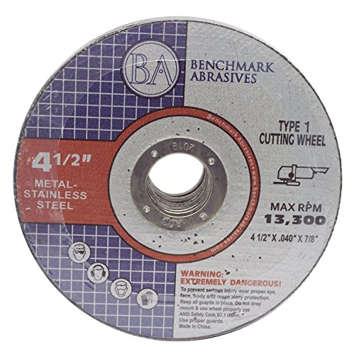 4.5"x.040"x7/8" Quality Thin CutOff Wheel Metal & Stainless Steel - 25 Pack