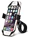 Okra Bicycle Motorcycle Phone Mount Holder [Extra Secure] Bike Handlebar Holder for iPhone Android All Smartphones Devices (Universal)