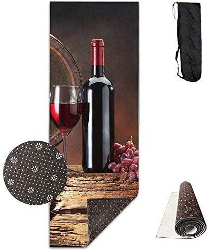 LoveBiuBiu Yoga Mat Non Slip Psychedelic Kaleidoscope 24 X 71 Inches Premium Fitness Exercise Pilates Carrying Strap
