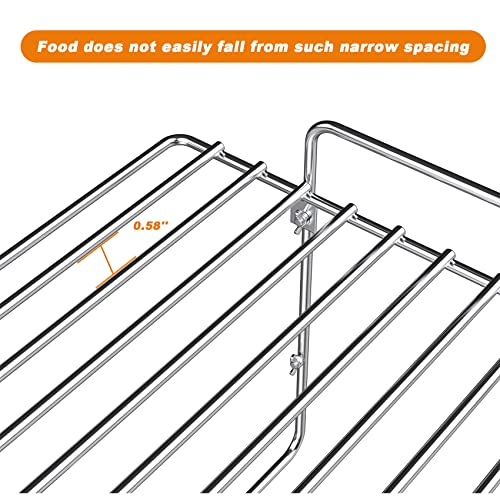 Stanbroil 17 Inch Universal Stainless Steel Smoke Shelf/Warming Cooking