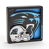 YouTheFan NFL Carolina Panthers Logo Series 3D