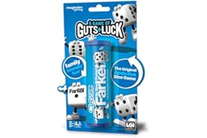 Imagination Gaming FARKEL Dice Tube, The Classic Addictive Game of Guts & Luck, Family-Friendly Fun, Game Night Entertainment, 6 Farkel Dice, Rules, Farkle, Players 2+, Ages 8+