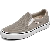 Vans Mens Asher Deluxe Slip-on Shoe | Comfortable Sneakers for Fashion, Walking &amp; Everyday Wear
