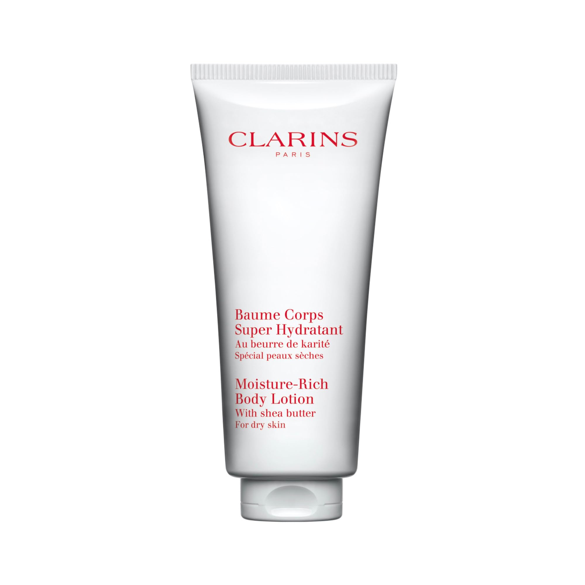 Clarins Moisture-Rich Body Lotion 200ml | Deeply Nourishing Shea Butter Formula, 48-Hour Hydration, Suitable for Dry & Dehydrated Skin