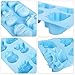 SHAN RUI Silicone Soap Mold, 2pcs 6-Cavity Christmas Handmade Soap Molds, for Making Fudge, Cake, Chocolate, Ice Cube etc.