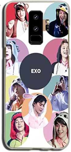 LLM EXO 5 Kpop Korea Boy Band Picture Cute Music Cell Phone Shell Transparent Hard Cover Case For iPhone SamSung (SamSung Galaxy S8+)