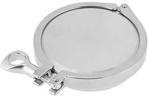 HYUDUO Stainless Steel Welding Ferrule Clamp Sanitary Pipe Fittings 102mm 4inch End Cover Weld Ferrule Clamp with Gasket