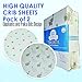 Baby Fitted Crib Sheets 2-Pack | Soft, Breathable & Comfortable 100% Jersey Cotton Bedding Set | 9” Deep Pocket For All Standard Mattresses | Snug & Secure Nursery Toddler Sheets | Unisex Designs