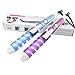 Hair Curling Iron, Anself Pro Anti-scalded Electric Ceramic Hair Curler Spiral Hair Rollers Curling Iron Wand Salon Tools (Purple)