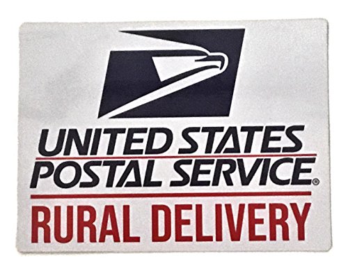 image for Safety Supply Mart Rural Delivery Magnetic Sign for U.S. Mail, 9” x 