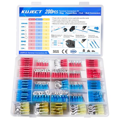 Kuject Heat Shrink Wire Connectors Kit
