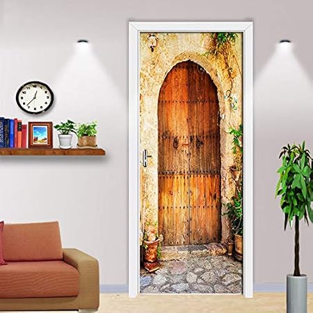 Captainy Adesivi Per Porte Autoadesivi Retro Strada Porta