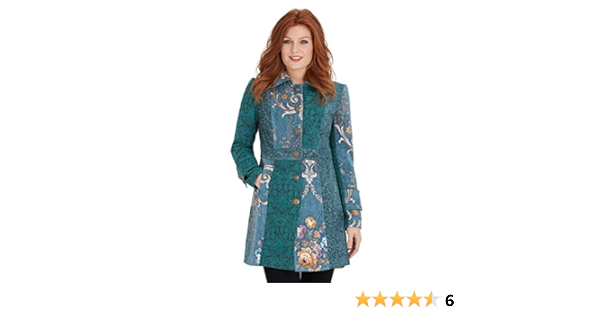 joyous jacquard coat