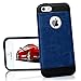 Desiro iPhone 5 case, iPhone 5S case, Durable TPU Slim Fit Protective Case Cover for Apple iPhone 5/5S (Navy Blue)