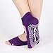 Yoga Socks Non Slip Skid Pilates Barre with Grips Toe for Women 5 Pack