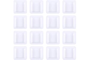 POPETPOP 50pcs Anti- Static Weigh Boat Disposable Mini Plastic Dish Scale Tray Lab Dish Scale Tray Pan for Powder Dispenser L