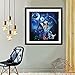 Leezeshaw 5D DIY Diamond Painting by Number Kits Fameless Rhinestone Embroidery Paintings Pictures for Home Decor - Jack 40x40cm
