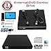 USB 2.0 Slim External DVD ROM CD-RW Combo Player&Drive&Write for Windows98/ SE /ME / 2000 / XP / Vista / Win 7/Win 8/Win10 and Ultra Notebook PC Desktop Computer