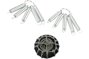 MOUMOUTEN 2pcs Tire Chain Tensioner, 9.1inch Stainless Steel High Accuracy Grip Tight Chain Tensioner for Lawn Tractor Tire Snow Blower